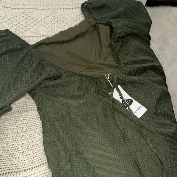 Boho Green Women's Dress size large new with tags - Picture 7 of 7